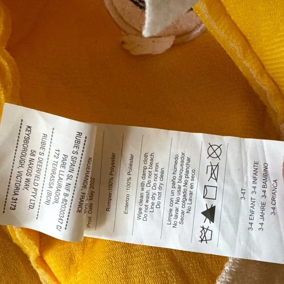 Pink Fong Baby Shark Costume 3T Yellow with Sound Chip - Picture 8 of 9